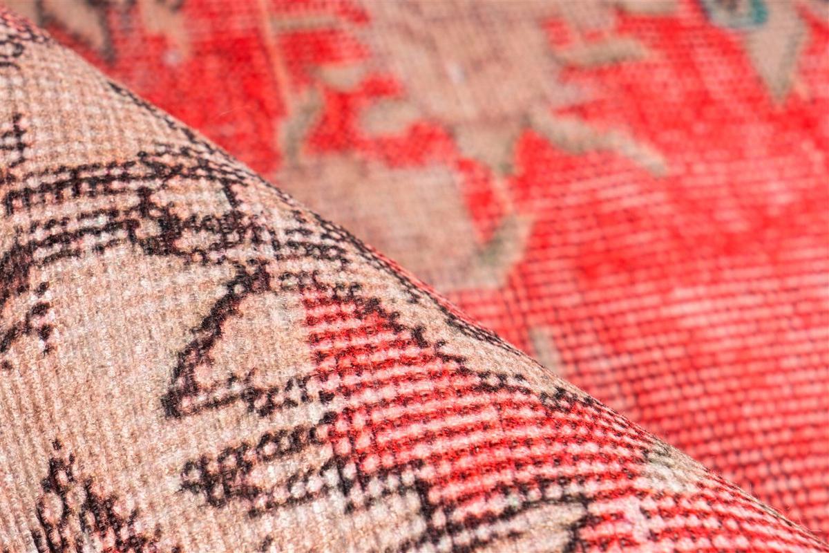 Flachwebteppich Vintage 8405 Rot, 160x230 Cm - Rot, KONVENTIONELL, Textil (160/230cm)