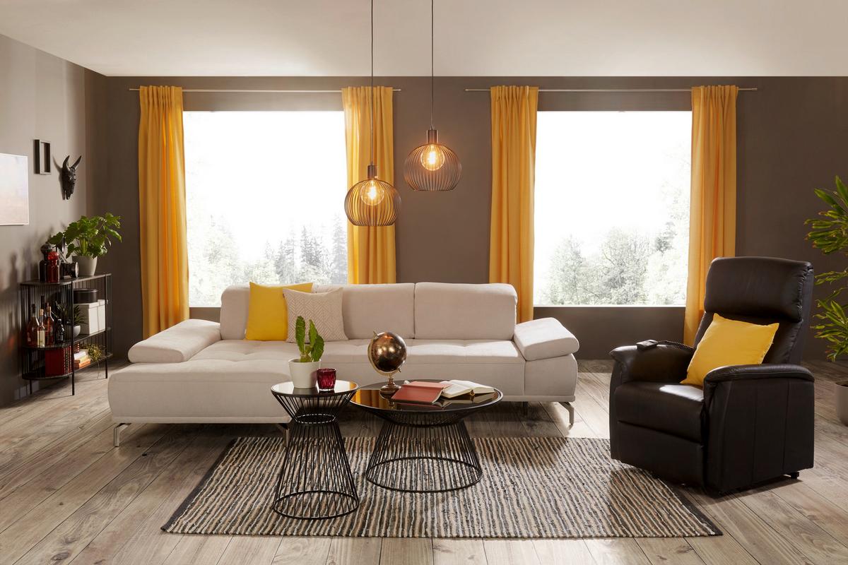 Príručný stolík RAVEN černá P:40cm - čierna, Modern, kov/sklo (40/55cm) - Mömax