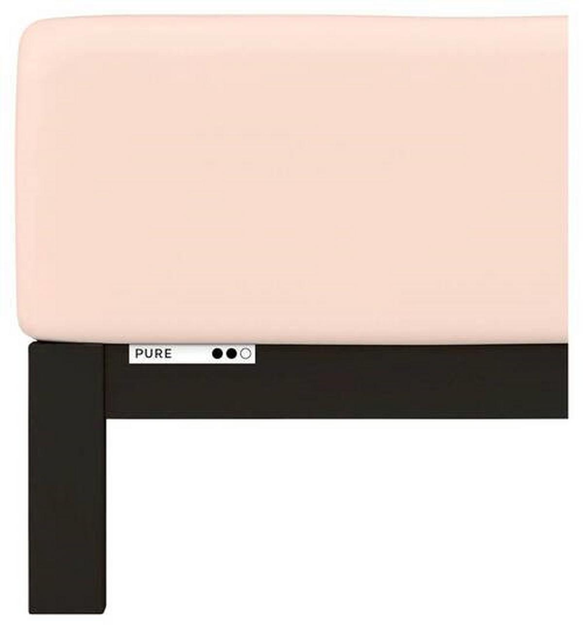 Boxspring-spannleintuch Pure Boxspring - Hellrot, Basics, Textil (120-130/200-220cm) - Schlafgut