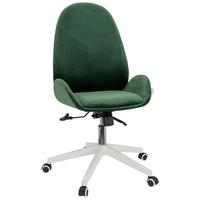 Drehstuhl Avea Mit Wippfunktion Grün - Weiß/Grün, Basics, Kunststoff/Textil (56/104/58cm) - MID.YOU