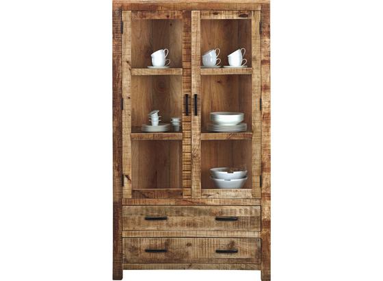 VITRÍNA INDUSTRY - prírodné farby, drevo (100/180/42cm) - James Wood VITRÍNA INDUSTRY - prírodné farby, drevo (100/180/42cm) - James Wood