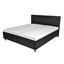 Postel Notte 180x200 Černá - černá, Moderní, textil (213/188/106cm) Postel Notte 180x200 Černá - černá, Moderní, textil (213/188/106cm)