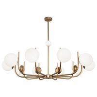 KRONLEUCHTER RENDEZ-VOUS - Messingfarben, Basics, Glas/Metall (116/27,6/0cm) - MAYTONI