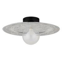 Deckenleuchte 15169ds - Klar/Silberfarben, KONVENTIONELL, Glas/Kunststoff (33/15cm) - Globo