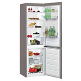 Indesit Kühl-Gefrier-Kombi Li8 S2 X - Edelstahlfarben, KONVENTIONELL, Kunststoff (59,5/189/65,5cm) - Indesit