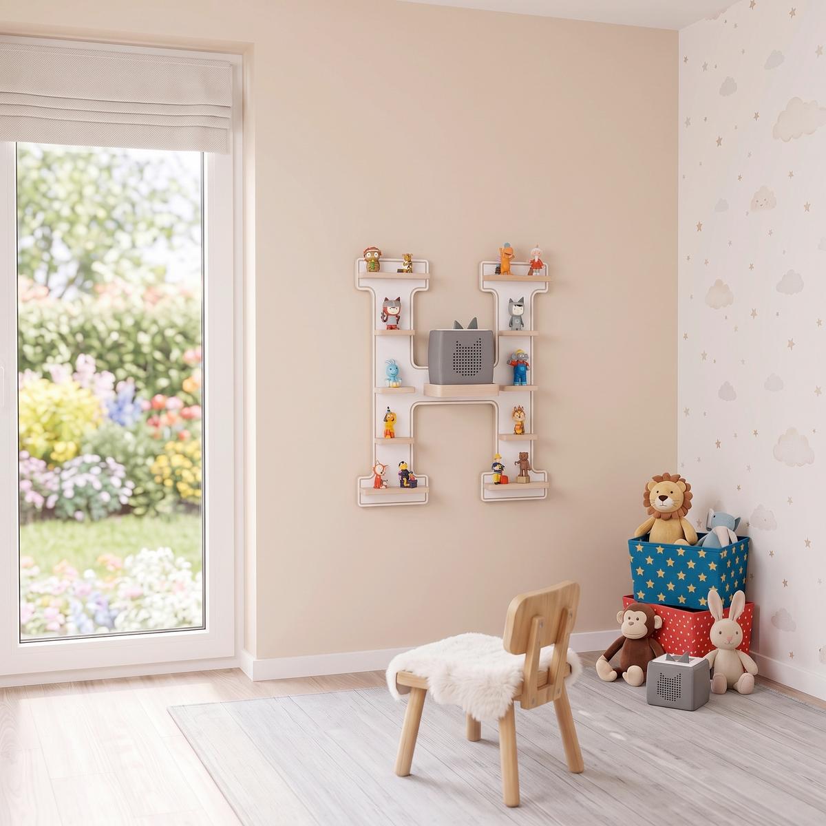 Kinderregal Boarti Weiß B: 46 cm - Weiß, MODERN, Holzwerkstoff (46/54/19cm) - Livetastic