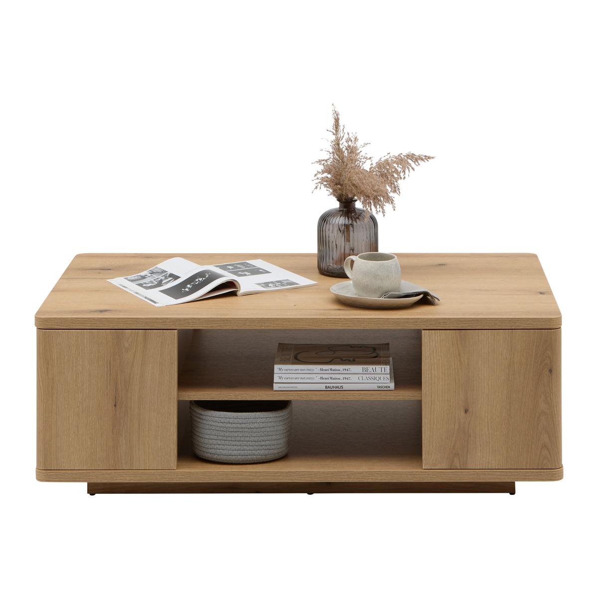 KONFERENČNÍ STOLEK ALAMEDA -EXKLUSIV- - barvy dubu, Natur, kompozitní dřevo (115/42/65cm) - Mömax