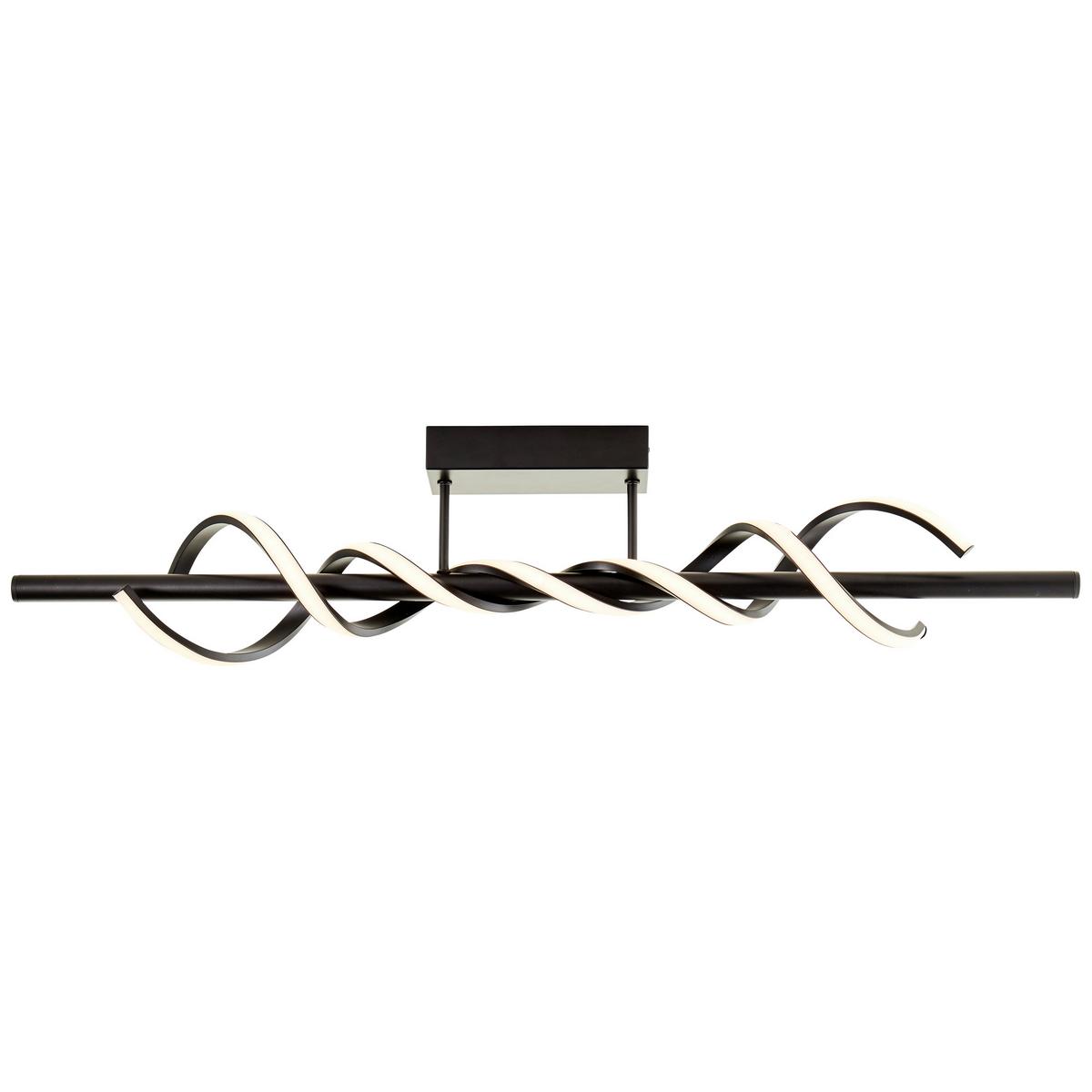 Led-deckenleuchte G99817/06 Amalie - Schwarz, Design, Kunststoff/Metall (95,5/20/18cm) - Brilliant