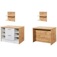 Kücheninsel Anton Kücheninsel124 cm - Wildeiche/Lärchefarben, LIFESTYLE, Holzwerkstoff (124/91/90cm) - Respekta