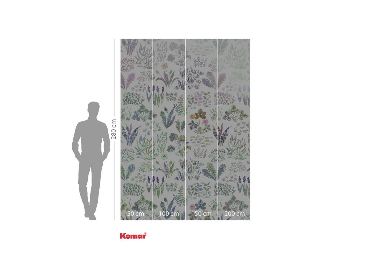 Fototapete Flower Farm - Multicolor, Trend, Papier (200/280cm)
