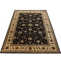 Orientalischer Webteppich Schwarz Marrakesh 200x290 Cm - Schwarz, KONVENTIONELL, Textil (200/290cm)