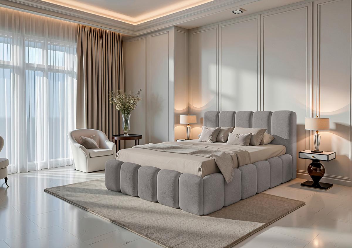 Polsterbett Artamide Grau Lf: 160x200 Cm - Grau, MODERN, Holz/Textil (160/200cm) - Livetastic