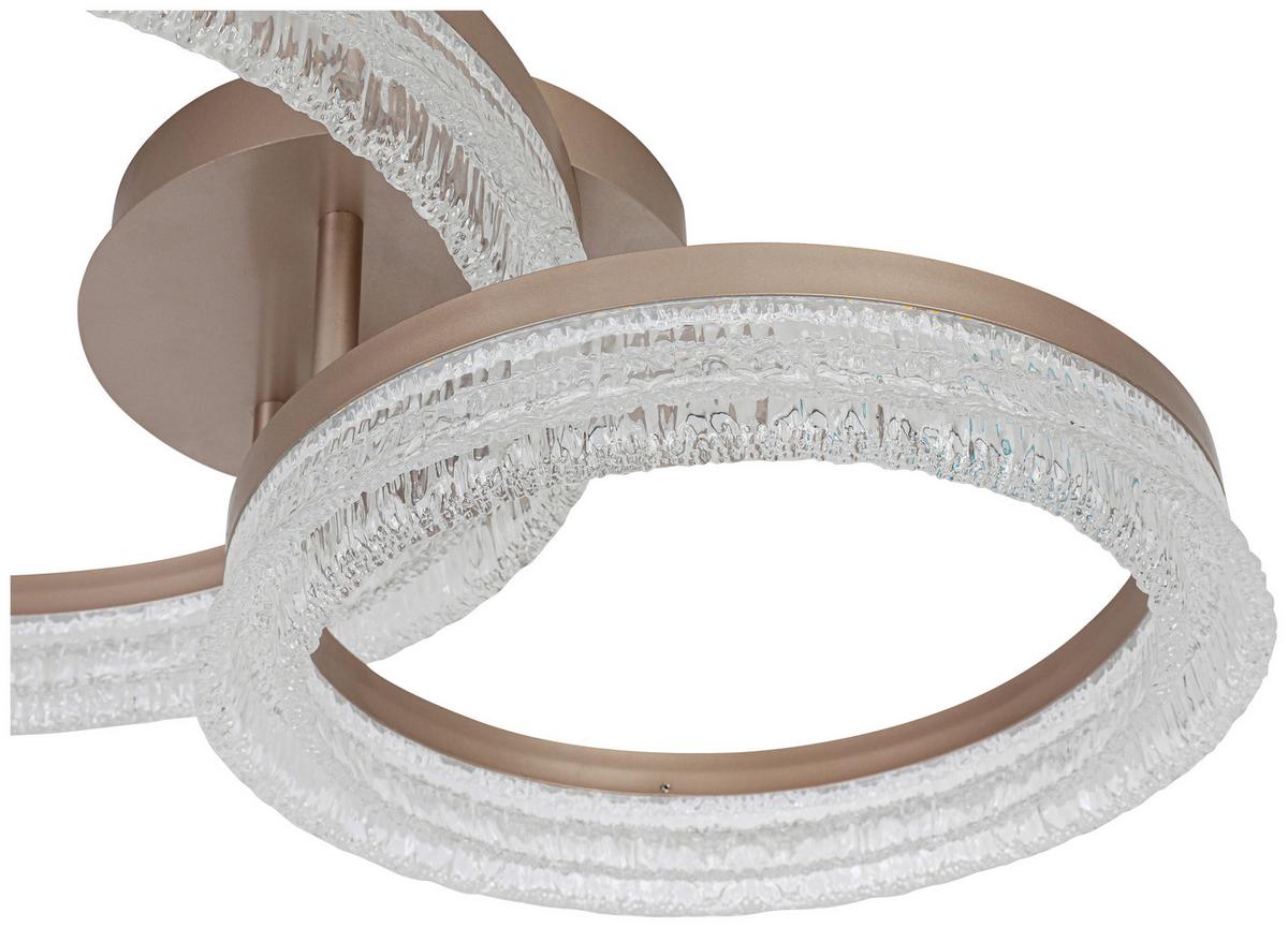 LED-Deckenleuchte Jessi - Cappuccino, Kunststoff/Metall (41,5/62/14,5cm) - Luca Bessoni