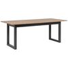 Esstisch Denver 80c - Anthrazit/Eiche Artisan, Basics, Holzwerkstoff (200/90/75cm) - MID.YOU