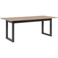 Esstisch Denver 80c - Anthrazit/Eiche Artisan, Basics, Holzwerkstoff (200/90/75cm) - MID.YOU