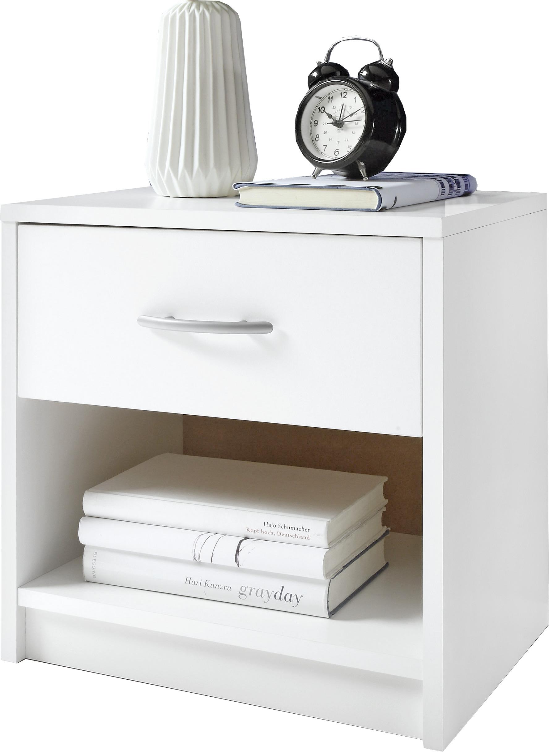 Éjjeliszekrény Pepe *top Ár* - fehér, faalapú anyag (39/41/28cm) - Best Price