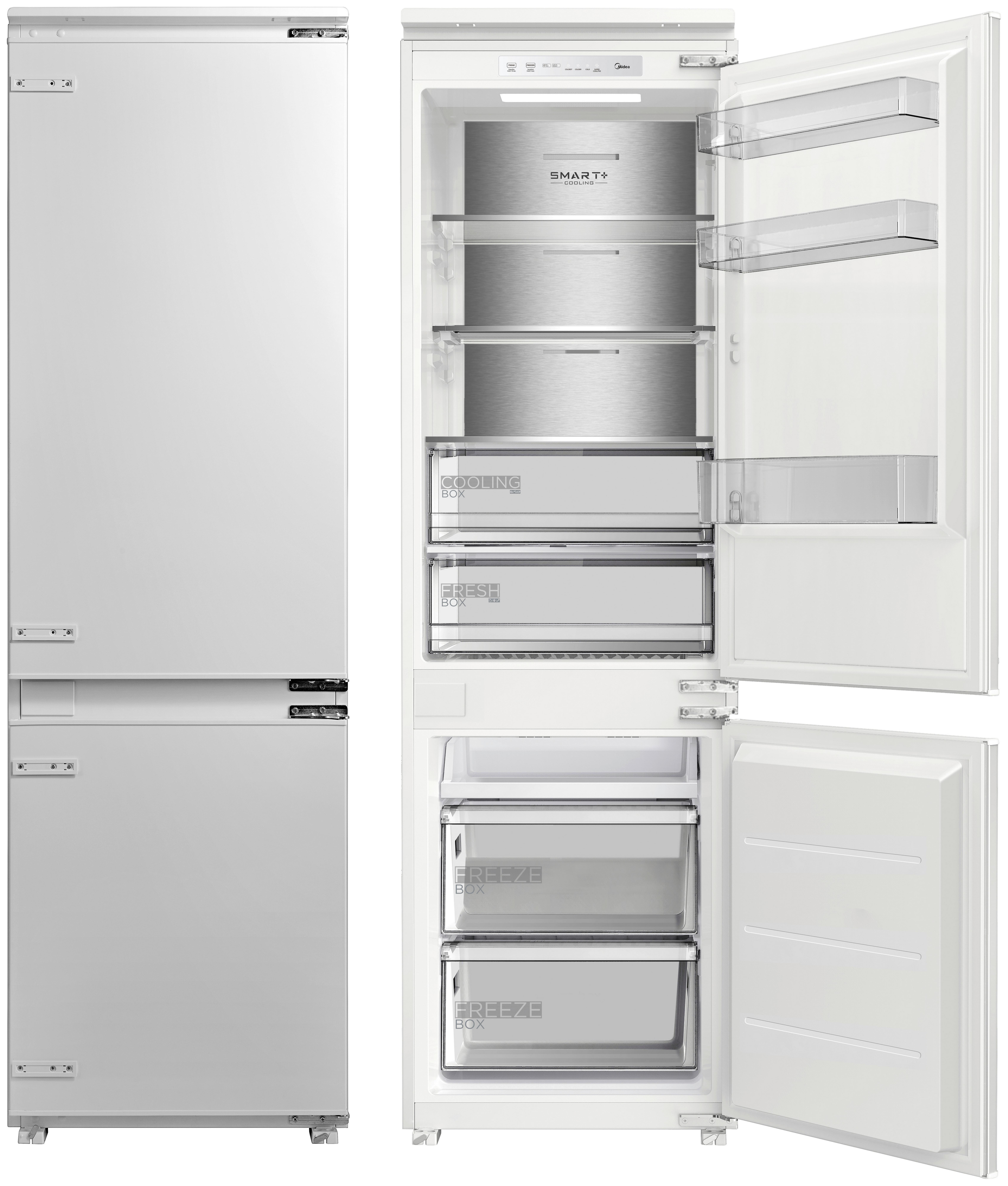 Kühl-Gefrier-Kombination Mdre372fgc01 - Weiß, MODERN (54/178,5/55cm) - Midea