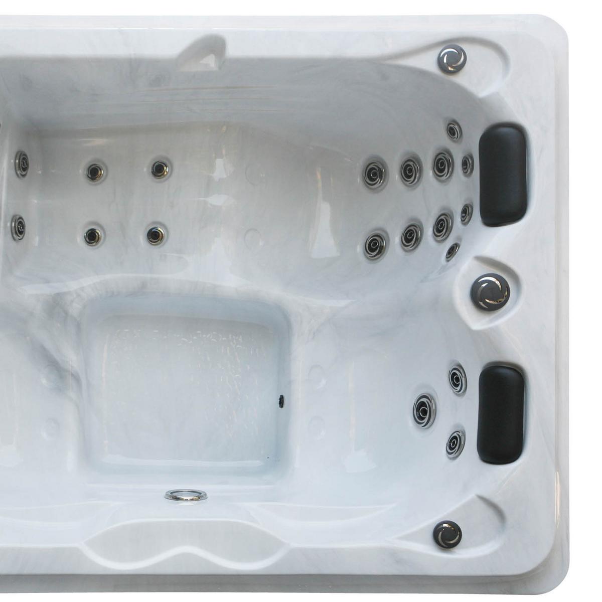 Whirlpool Kunststoff XXL1956 210x160x80 cm - Weiß, Basics, Kunststoff (160/210/80cm)
