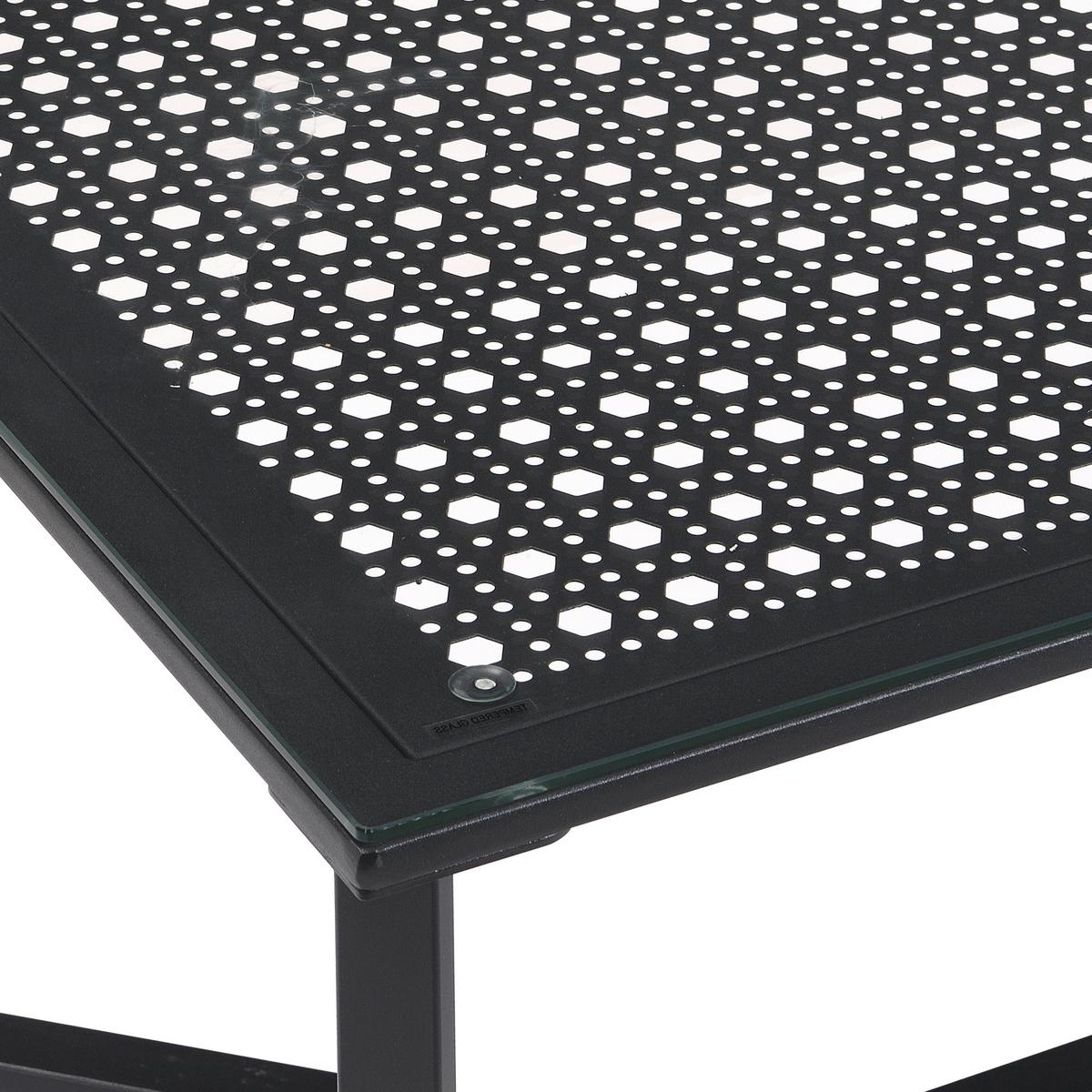 COUCHTISCH Schwarz L: 100cm - Schwarz, Design, Glas/Metall (100/50/42cm) - MID.YOU