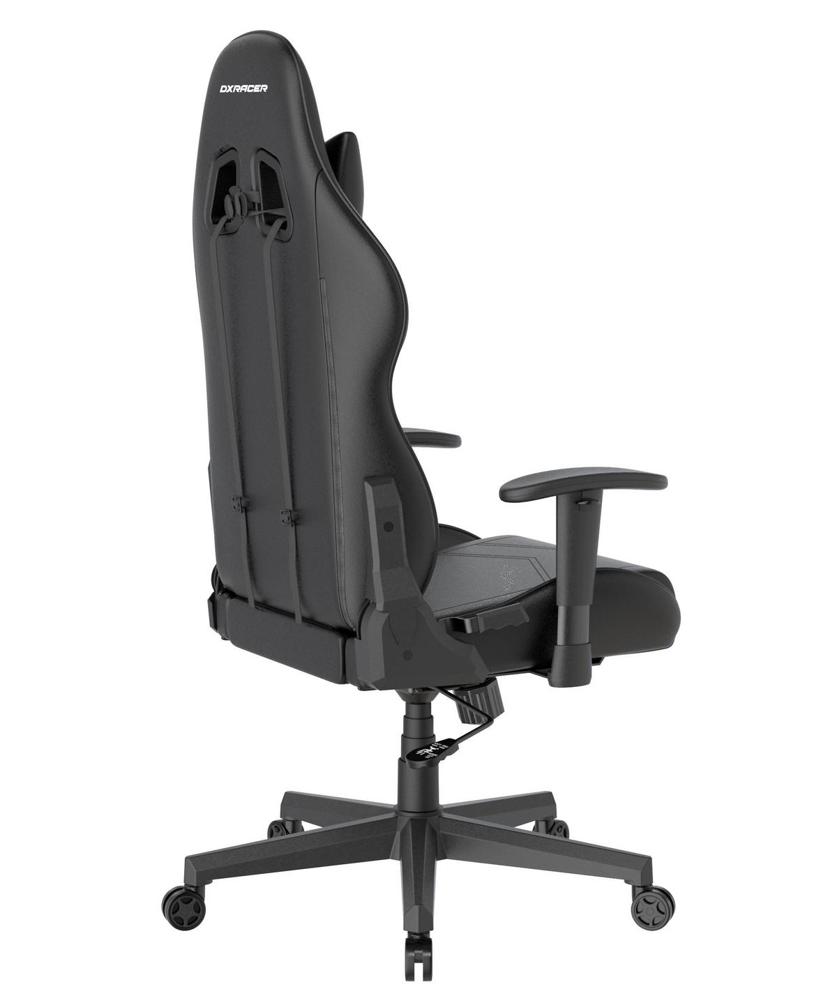 Gamingstuhl Prince Schwarz B: 70cm - Schwarz, KONVENTIONELL, Kunststoff/Textil (70/132/70cm) - Dxracer