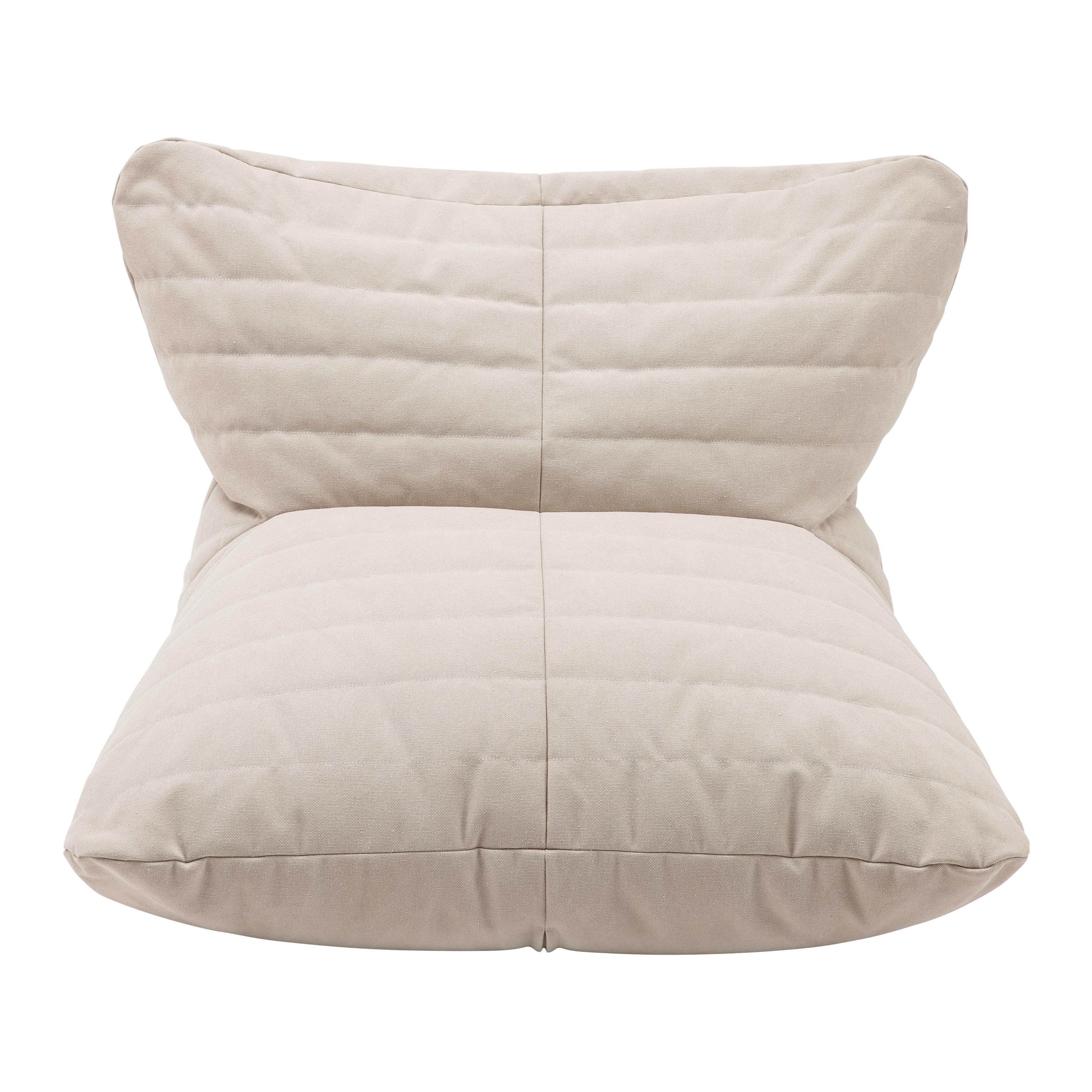 Sedací vak MARTA - béžová, Moderní, textil (81/56/71cm) - Bessagi Home