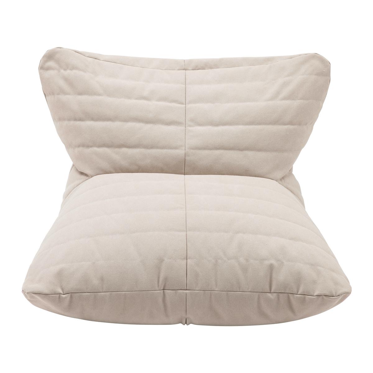 Sedací vak MARTA - béžová, Moderní, textil (81/56/71cm) - Bessagi Home