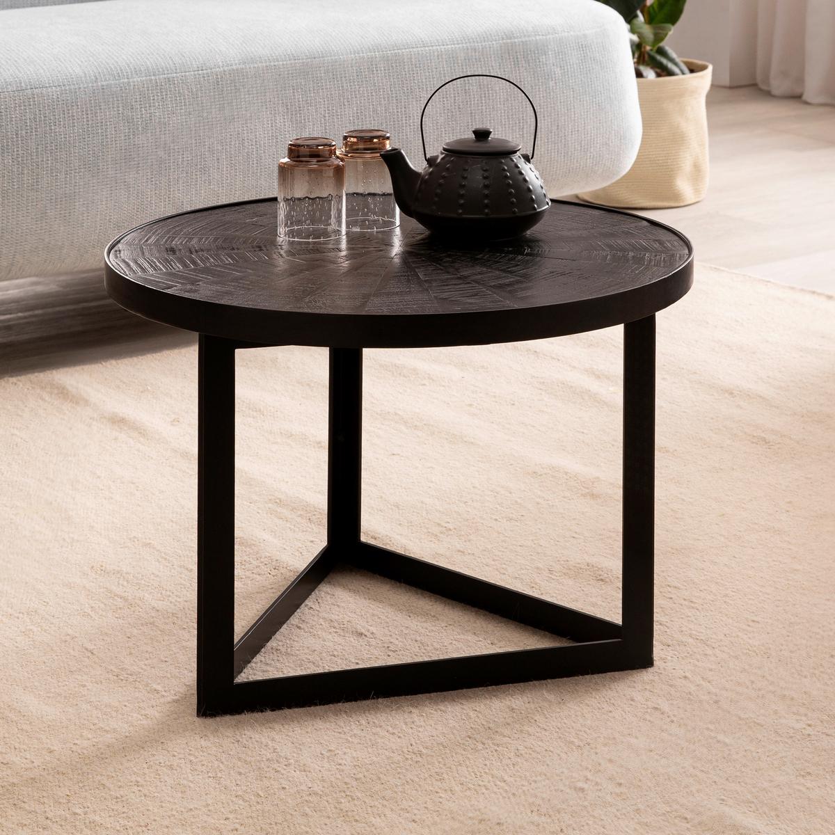 KONFERENČNÍ STOLEK WL6.790 - černá, Design, kov/dřevo (58/58/40cm) - MID.YOU