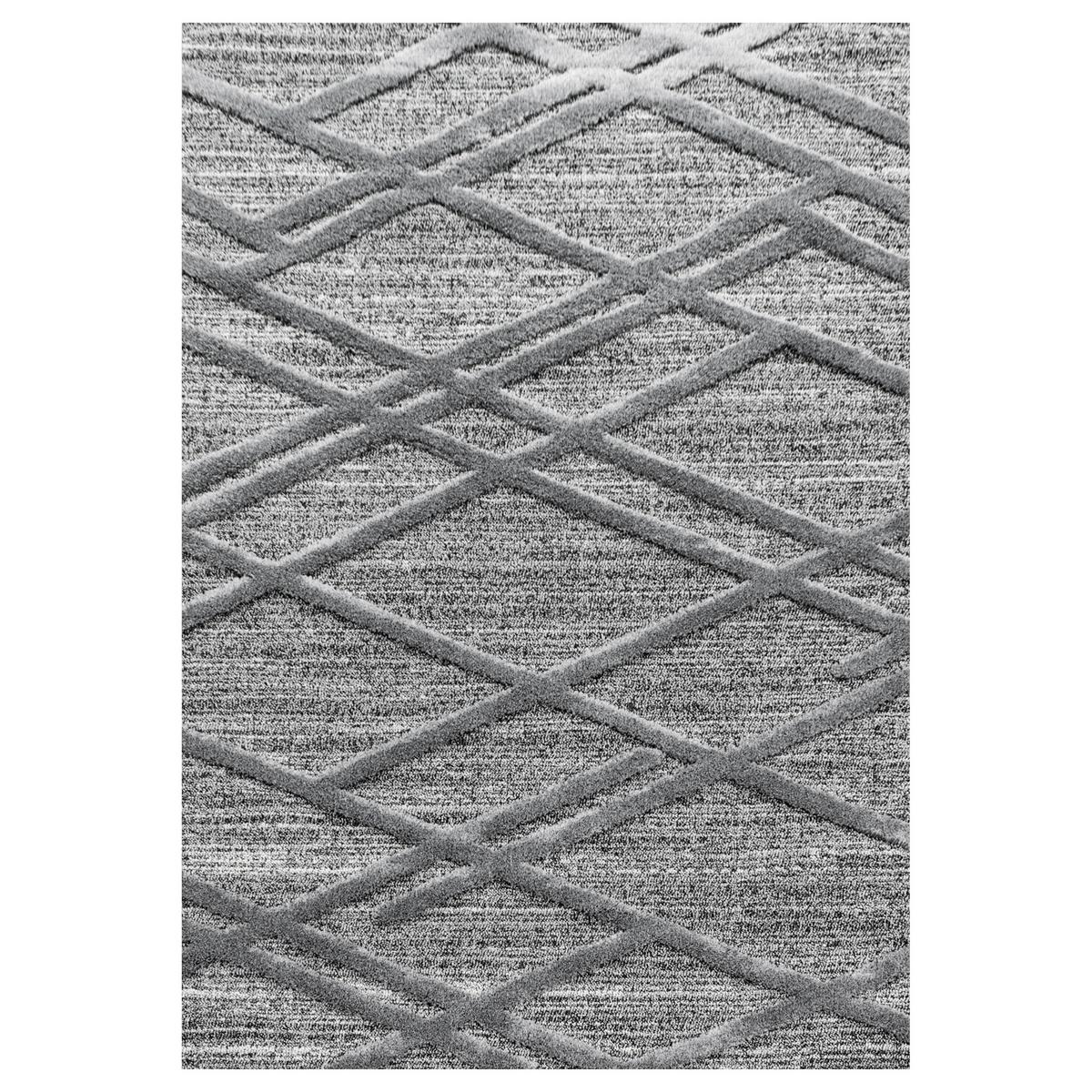 Tkaný koberec 240x340cm, šedá - šedá, Konvenční, textil (240/340cm)
