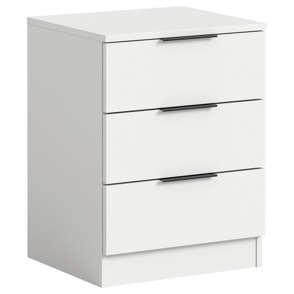 Nachtkästchen Kopenhagen, Weiß B: 45 cm
