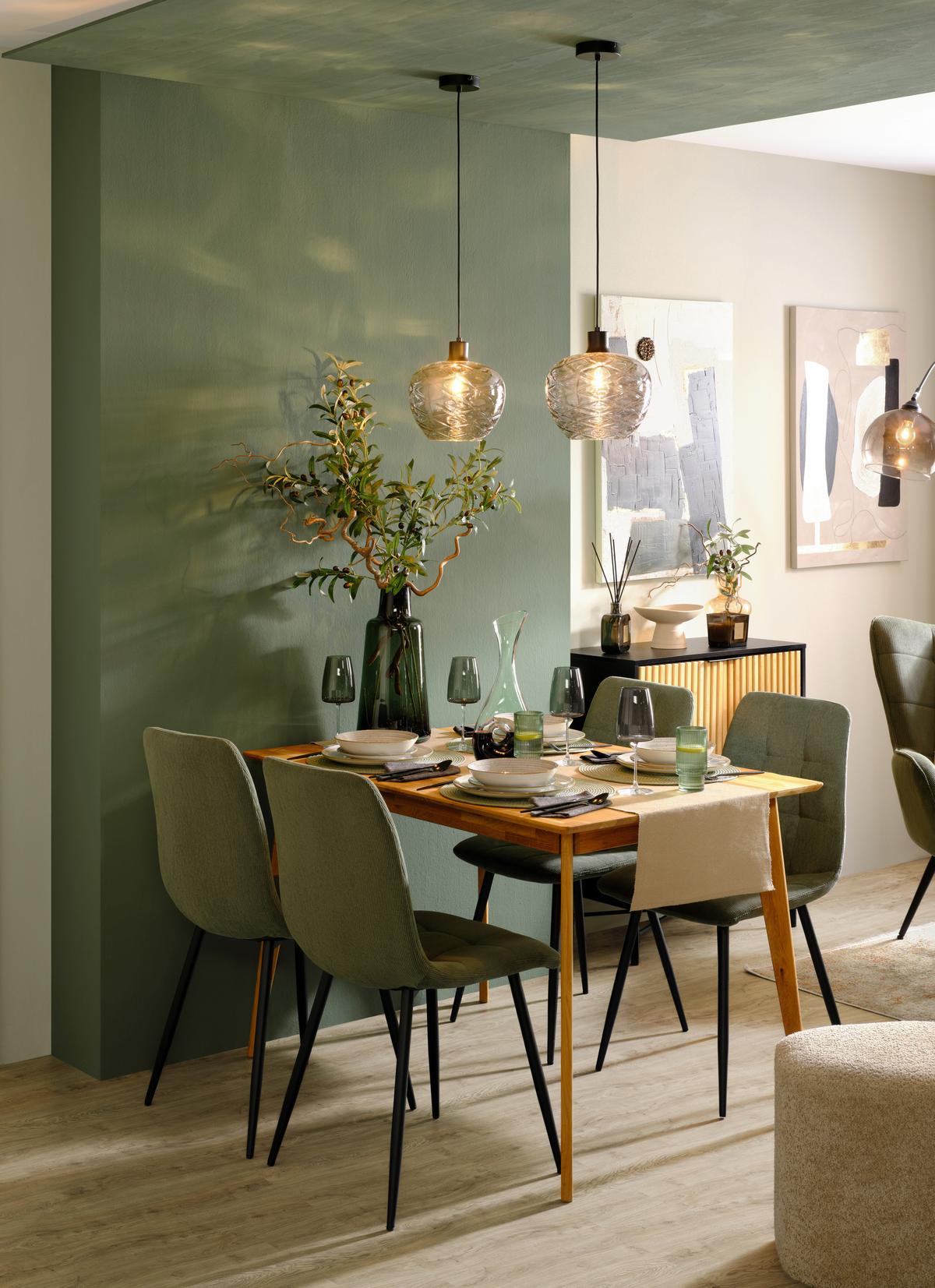 ZÁVĚSNÉ SVÍTIDLO RUZ - černá, Moderní, kov/sklo (24/120cm) - Modern Living