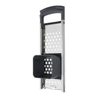 Strúhadlo na špecle KIKI - farba ušľachtilej ocele/tmavosivá, Konventionell, kov/plast (33/11cm) - Mömax