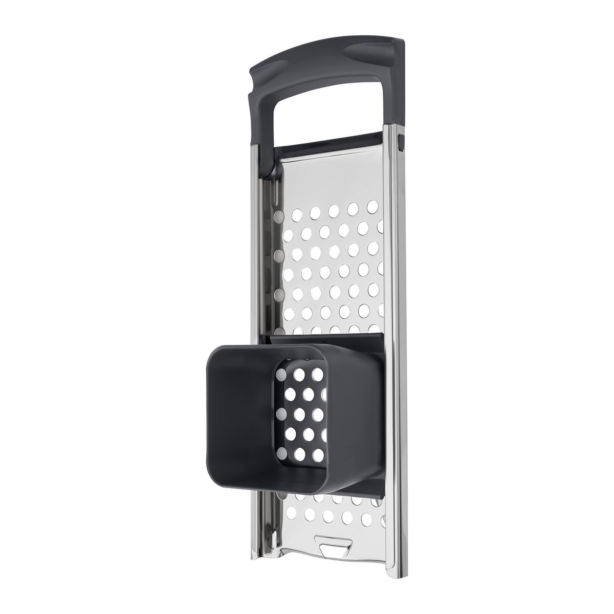 Strúhadlo na špecle KIKI - farba ušľachtilej ocele/tmavosivá, Konventionell, kov/plast (33/11cm) - Mömax