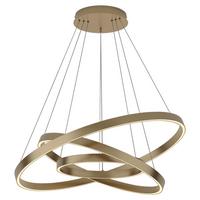 Pendelleuchte Rim - Messingfarben, Basics, Metall (80/100/80cm) - MAYTONI