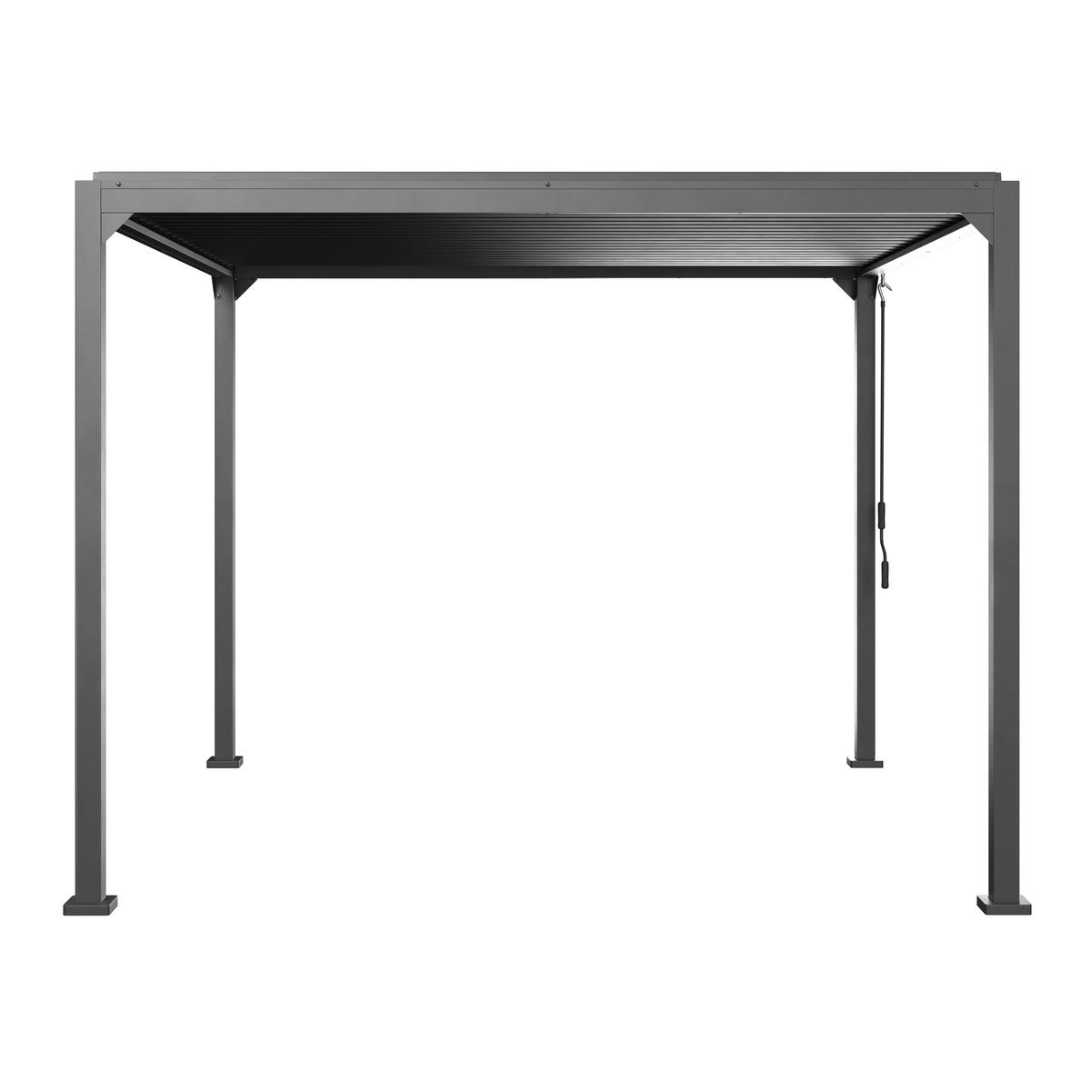 Pavillon Lima - Anthrazit, MODERN, Metall (300/227/300cm) - Beldano