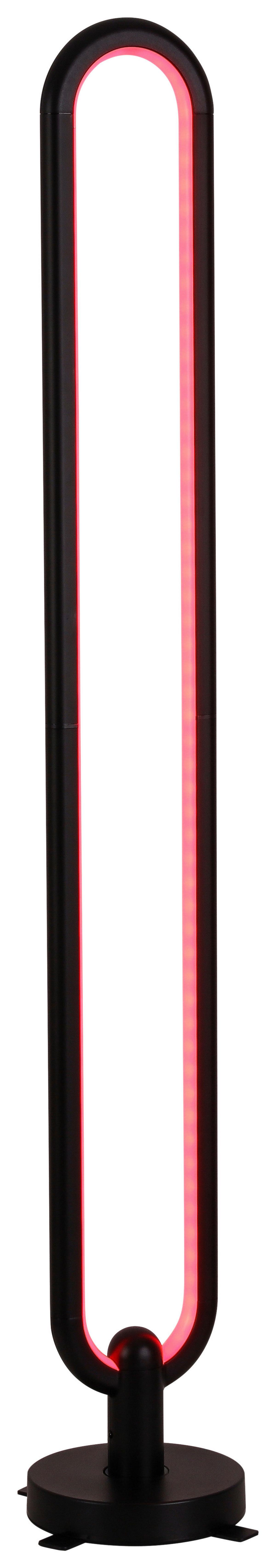 Stehleuchte Irma dimmbar Schwarz mit Farbwechsler - Schwarz, Design, Kunststoff (15,5/104,5cm) - Luca Bessoni