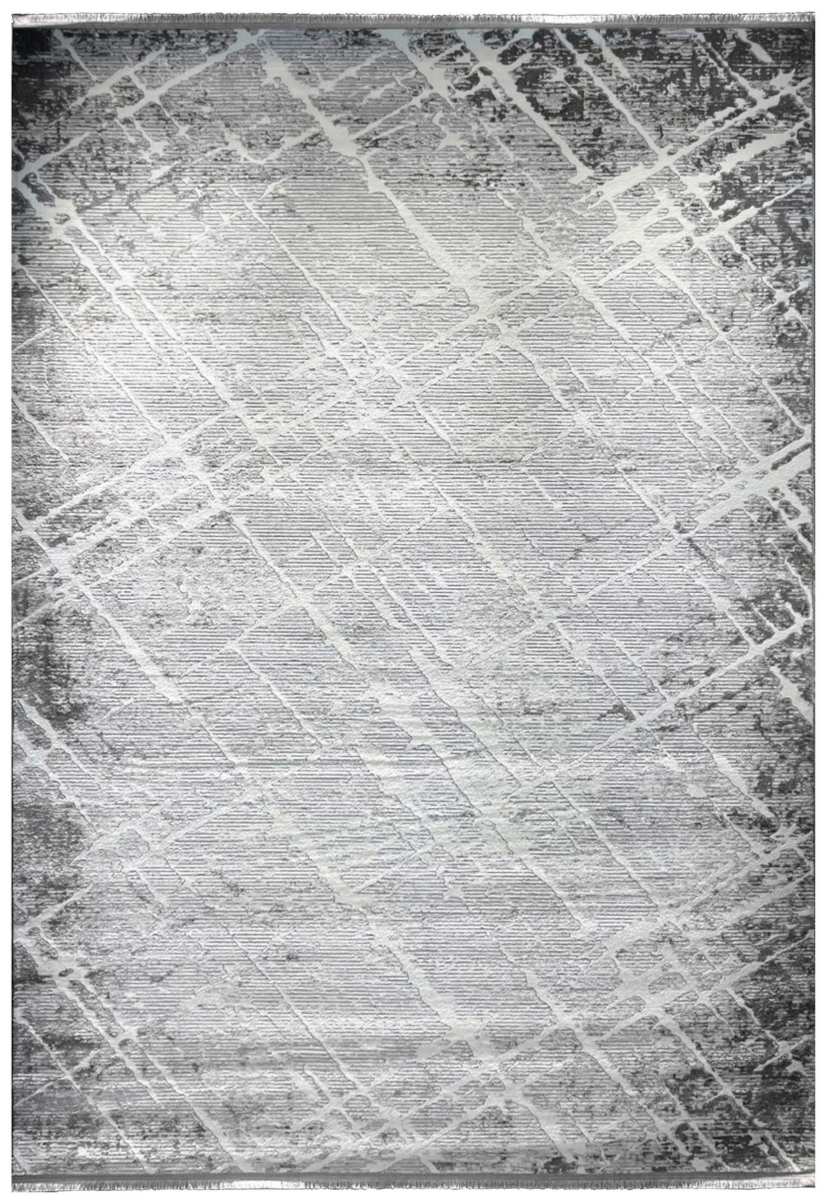 Webteppich Erin - Grau, ROMANTIK / LANDHAUS, Kunststoff/Textil (80/150cm) - James Wood