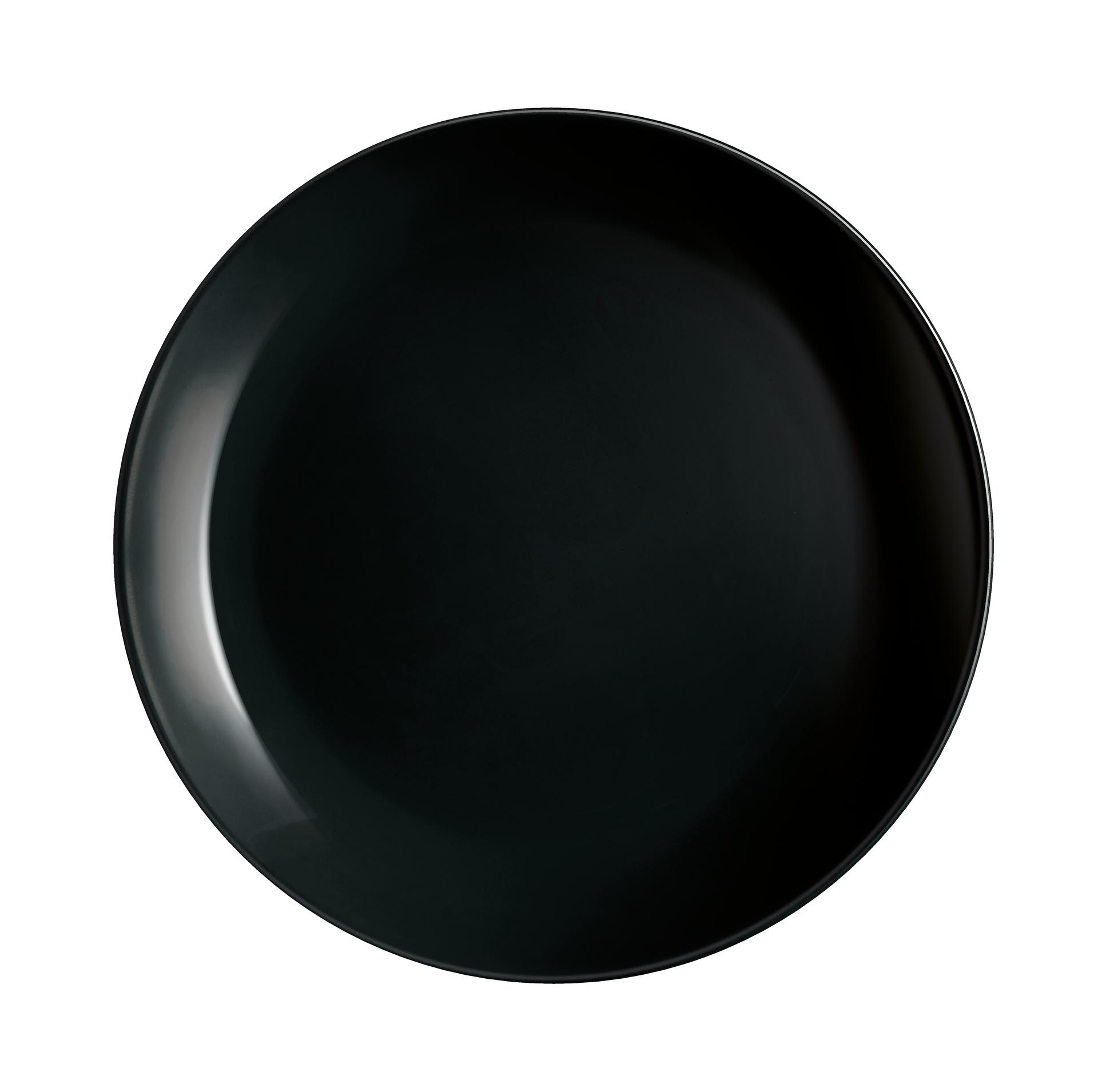 Talíř Dezertní Alexis, Ø: 19cm - černá, Romantický / Rustikální, sklo (19cm) - Modern Living