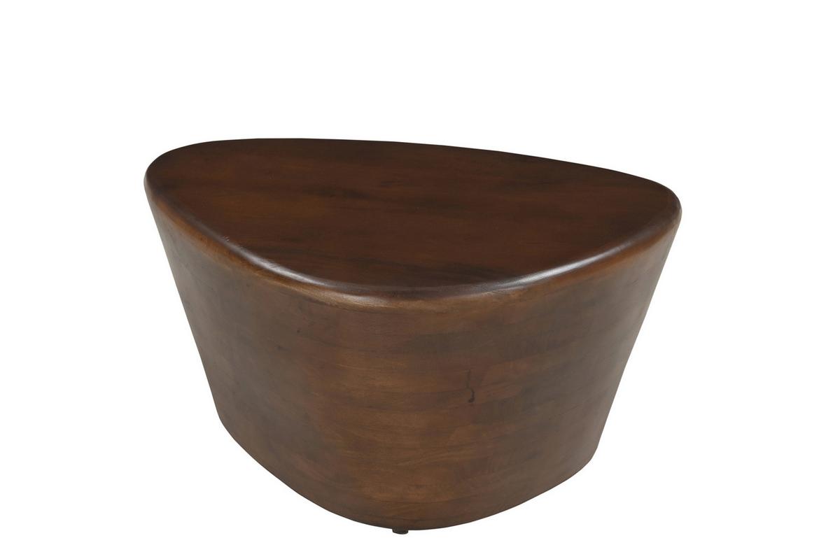 Beistelltisch Braun B: 70 cm - Braun, Design, Holz (70/53/36cm) - MID.YOU