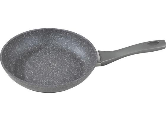 Bratpfanne Hildegard, DM: 24cm - Schwarz/Grau, KONVENTIONELL, Metall (24/4,8cm) - James Wood Bratpfanne Hildegard, DM: 24cm - Schwarz/Grau, KONVENTIONELL, Metall (24/4,8cm) - James Wood