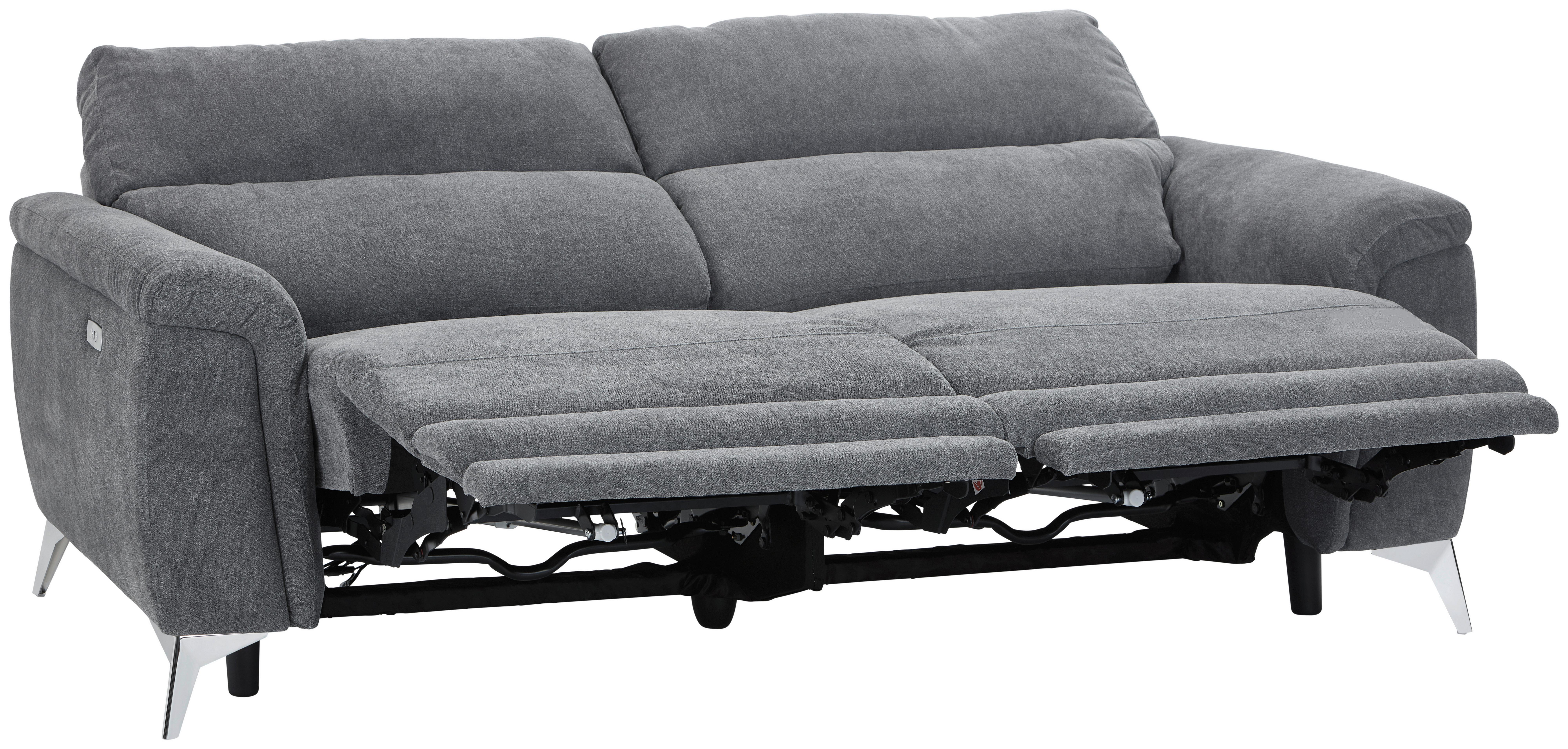 Sofa mit Elektrischer Relaxfunktion Padua Webstoff