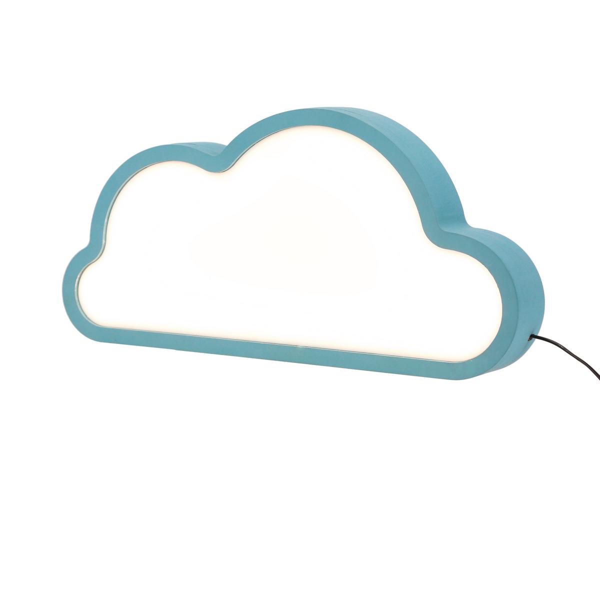 Kindertischleuchte 41-10629 Cloud - Blau, Basics, Holzwerkstoff/Kunststoff (31/3.5/15cm)