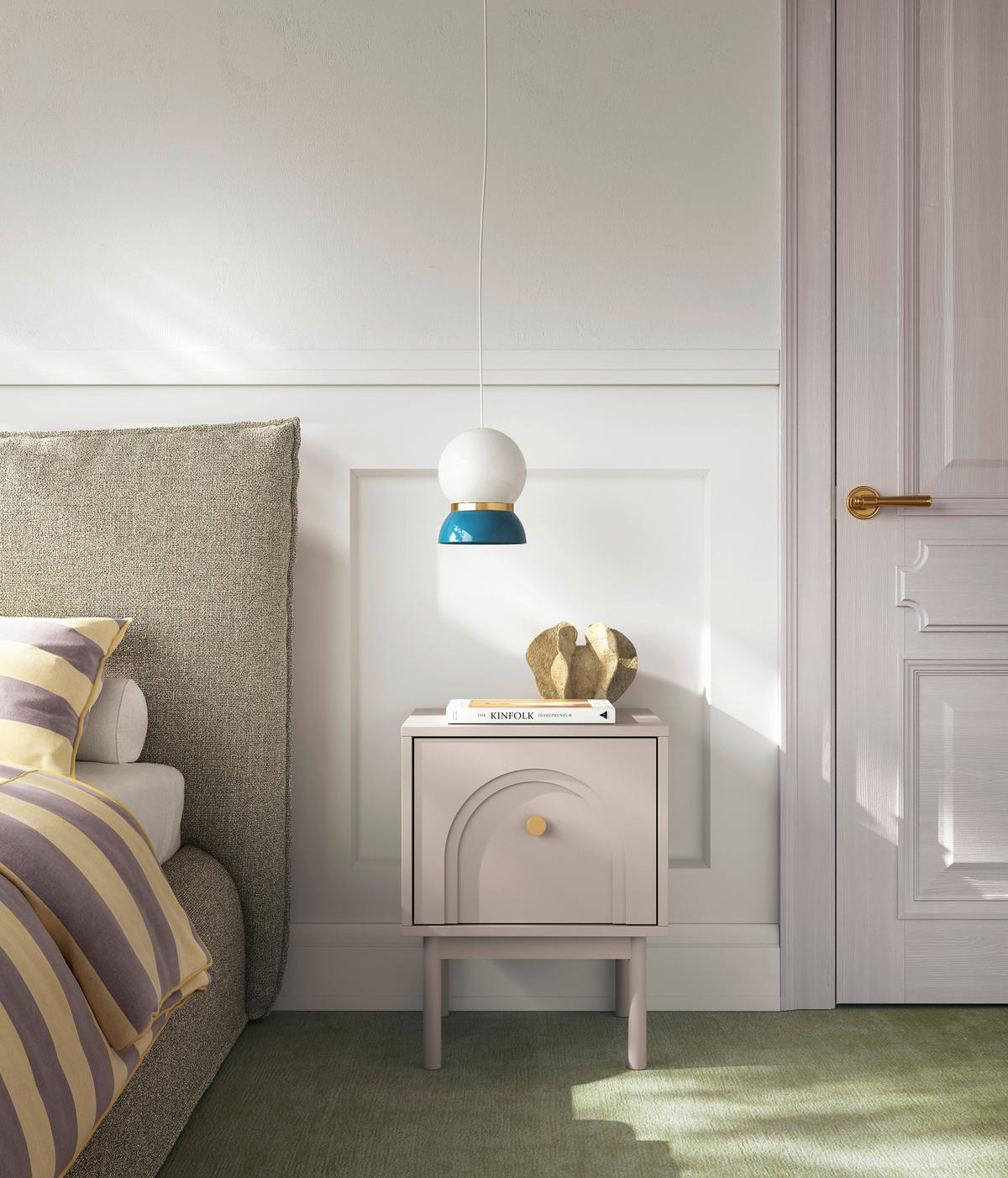 Nachtkästchen Mazoma Kaschmir B: 41,5cm - Kaschmir, LIFESTYLE, Holzwerkstoff (41,5/53,5/39cm) - MID.YOU