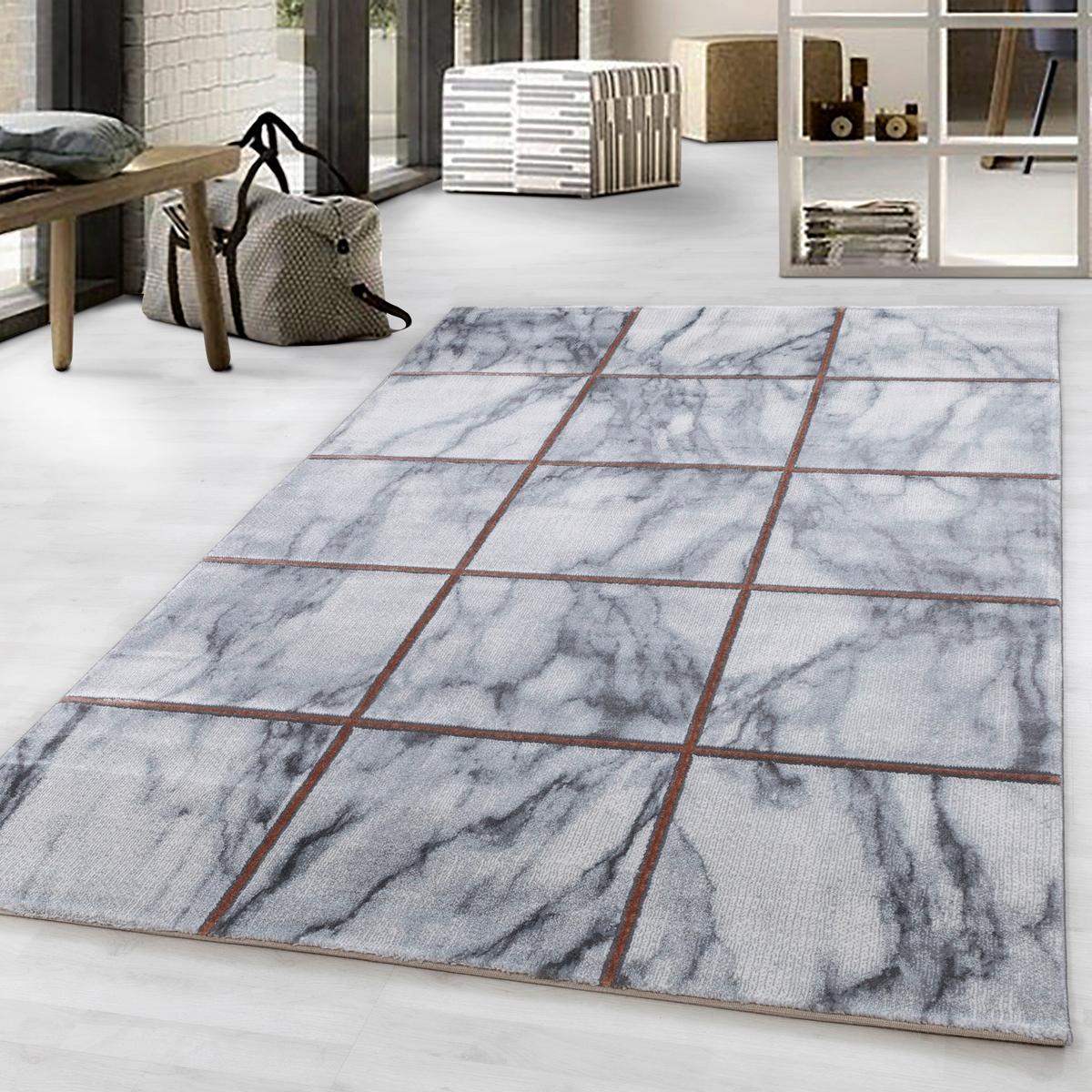 Webteppich Bronze Naturfaser Naxos 120x170 cm - Bronzefarben, Design, Textil (120/170cm)