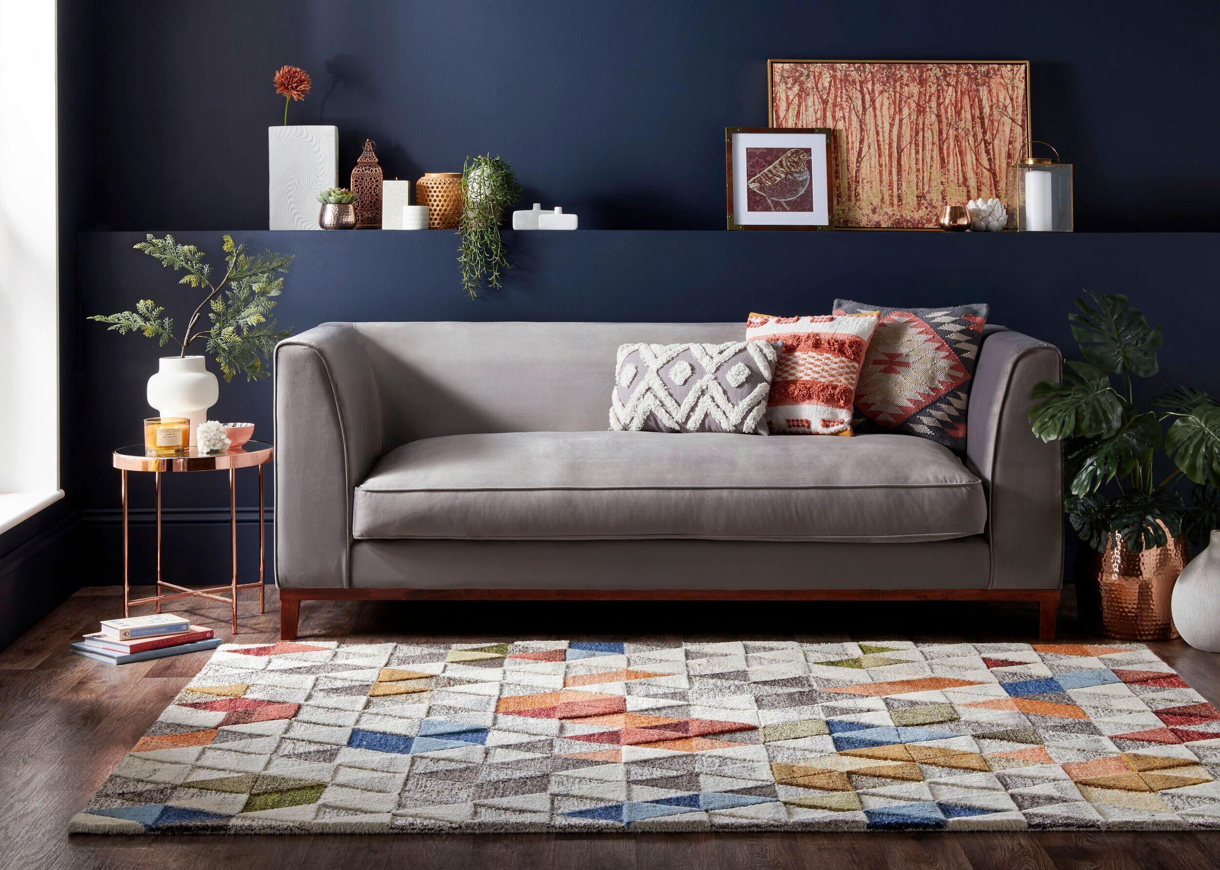 Wollteppich Wollteppich Naturfarbenb:230cm - Multicolor/Naturfarben, Basics, Textil (230/160cm)
