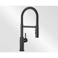 Küchenarmatur Catris-s Flexo Schwarz Schwenkbar - Schwarz, Basics, Metall (47,5cm) - Blanco