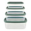 Aufbewahrungsboxen-Set Nicole - Salbeigrün, KONVENTIONELL, Kunststoff (18/5,5cm) - Ondega