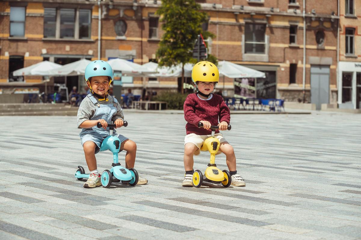 Kinderscooter Highwaykick 1 - Gelb, Basics, Kunststoff/Metall (24/37/55cm) - Scoot and Ride