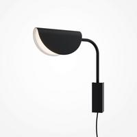 Wandleuchte Mollis - Schwarz, Trend, Kunststoff/Metall (36,5/9,5/29cm) - MAYTONI