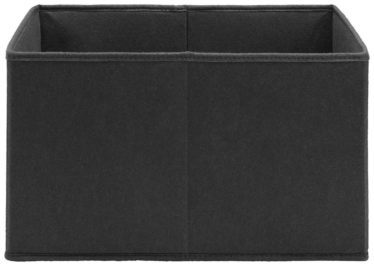 Úložný box Unit, L - sivá, Konventionell, textil/plast (33/43,5/24.5cm) - Premium Living