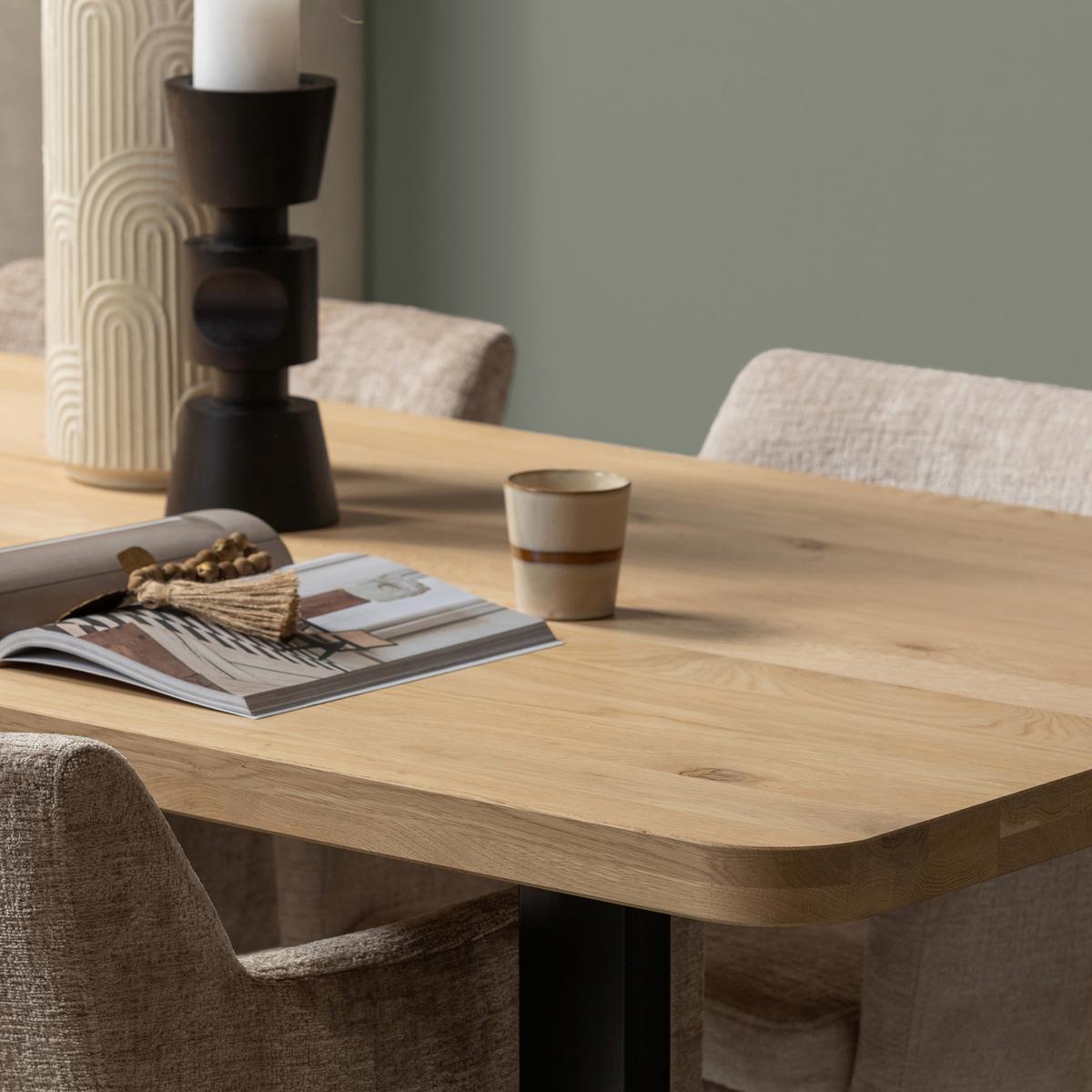 TISCHPLATTE Tablo Eichefarben L: 200cm - Eichefarben, MODERN, Holz (200/90/5cm) - Livetastic